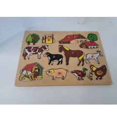 Pannello Incastri In Legno La Fattoria