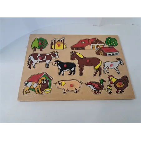 Pannello Incastri In Legno La Fattoria