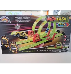 Pista Automobiline Double Challenge Con 2 Macchinine Nuova