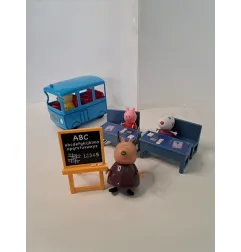 Scuola Peppa Pig Con Personaggi e Scuolabus
