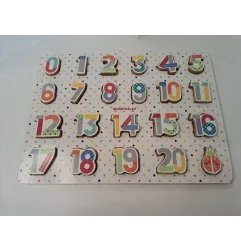 Pannello In Legno Con Numeri