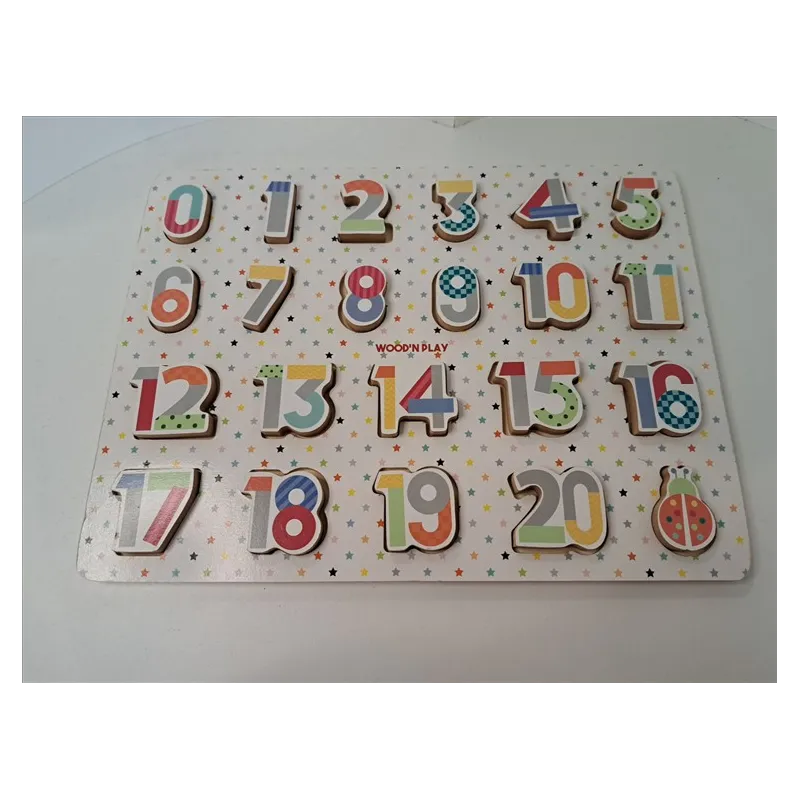 Pannello In Legno Con Numeri