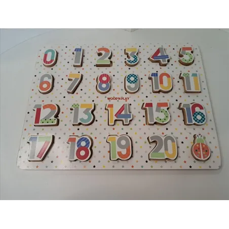 Pannello In Legno Con Numeri