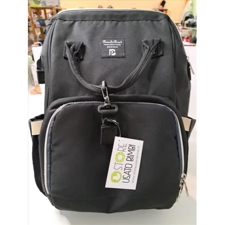 Zaino Nero Mamma Pomelo Mai Usato