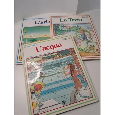 Libri L'acqua, L'aria, La Terra 3 PZ