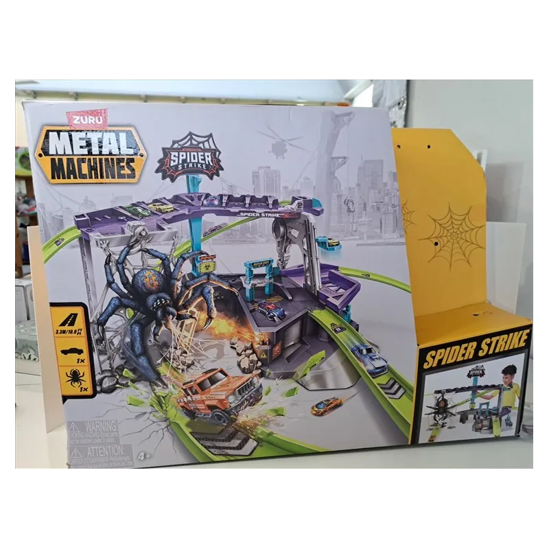 Pista Macchinine Metal Machine Spider Con Ragno