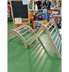 Arco e Triangolo Di Apprendimento In Legno Colorato 2 Pezzi