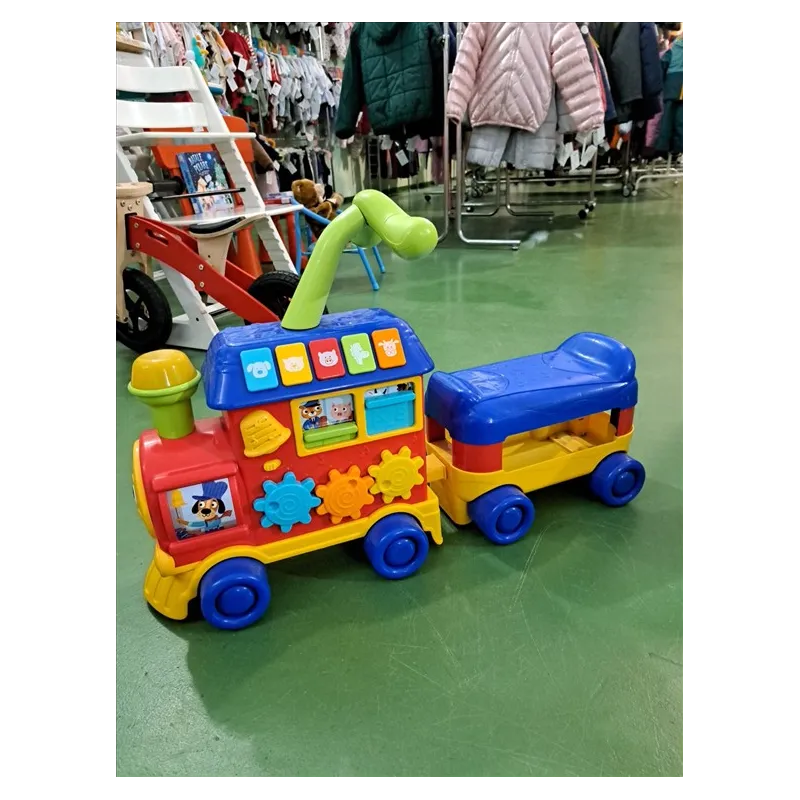 Trenino Colorato Cavalcabile