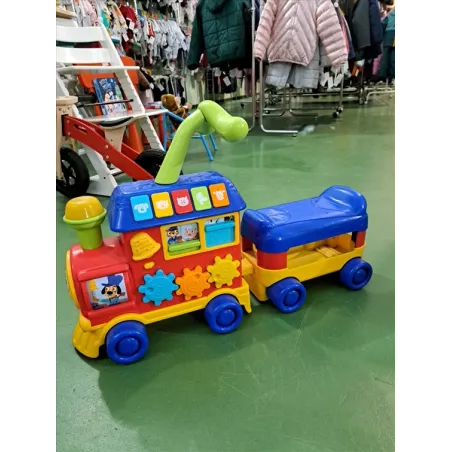 Trenino Colorato Cavalcabile