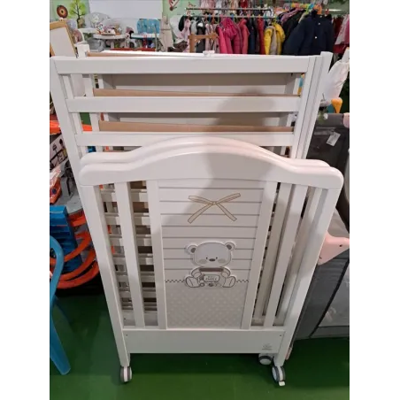 Lettino Ital Baby Mon Amour Con Orsetto Bianco