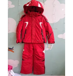 Tuta Montagna / Neve Cacao Rossa 4/5 A Giacca E Pantalone Salopette