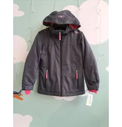 Giacca Neve Montagna CMP Nera e Rosa 7/8 A - 128 Cm