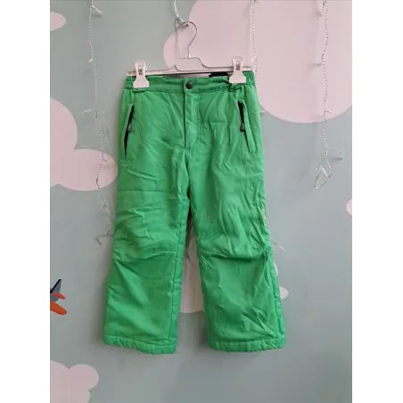 Pantaloni Salopette Neve / Montagna Verdi CMP 5/6 A 110 Cm - MACCHIETTA SU FONDOA