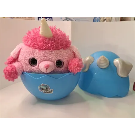 Peluche Nell'uovo Azzurro Rainbocorns Eggzania Frozen Mania