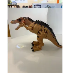 Dinosauro Che Cammina E Proietta Preda