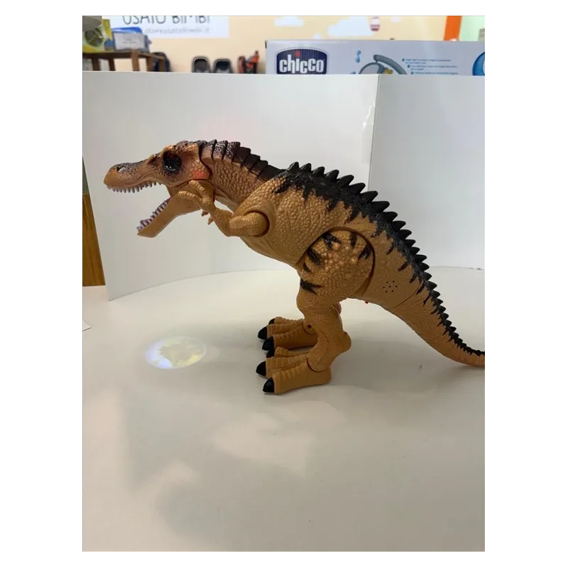 Dinosauro Che Cammina E Proietta Preda