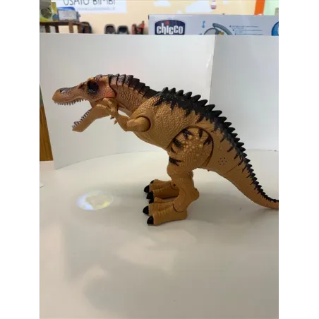 Dinosauro Che Cammina E Proietta Preda