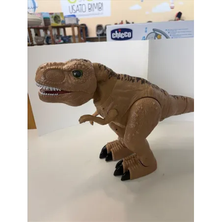 Dinosauro Che Cammina Occhi Verdi