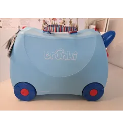 Valigia Cavalcabile TRUNKI Azzurra Mai Usata