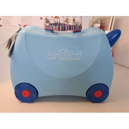 Valigia Cavalcabile TRUNKI Azzurra Mai Usata
