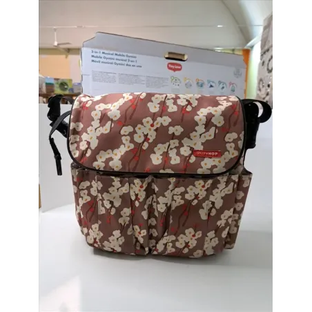 Borsa Passeggino Skip Hop Marrone Fiorellini
