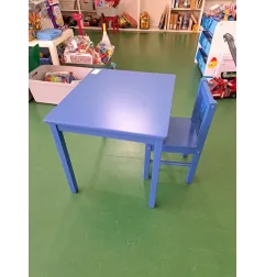 Tavolino Ikea Blu Kritter Con Sedia