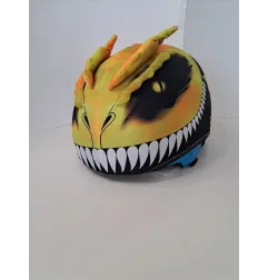 Casco Neve Con Copricasco Dinosauro