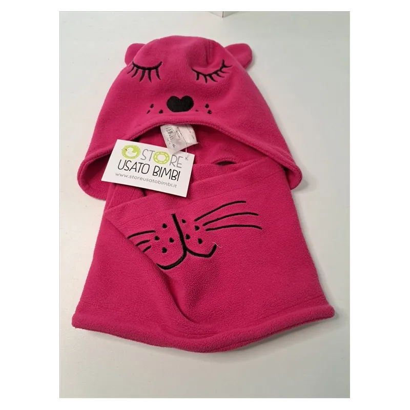 Cappello Con Copricollo In Pile Staccabile Fucsia 2/4 A