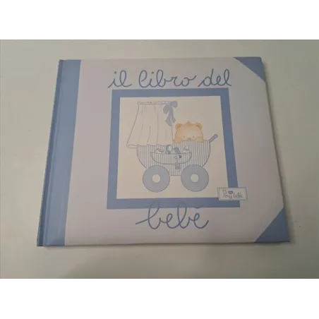 Il Libro Del Bebè Azzurro Per Foto e Ricordi Nuovo