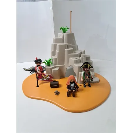 L'isola Dei Pirati Play Mobil Con Accessori E Personaggi
