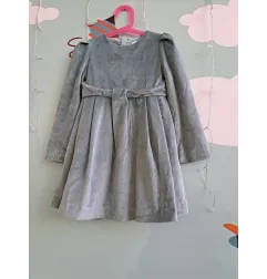 Vestito Morbidissimo Mayoral Velluttino Azzurro 6 A