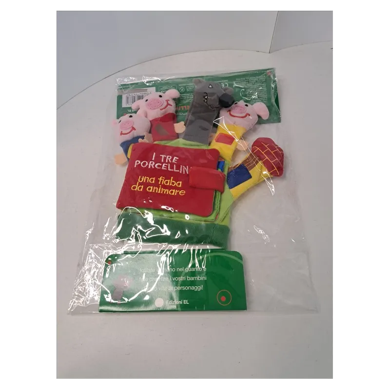 Guanto Marionette Fiaba Tre Porcellini