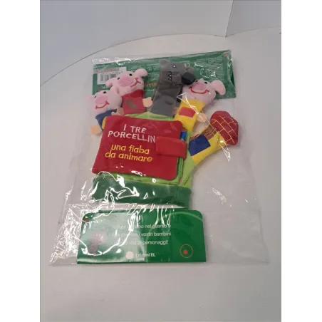Guanto Marionette Fiaba Tre Porcellini