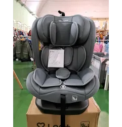 Seggiolino Auto Leo+ 40/150 Cm Grigio Girevole 360° Nuovo