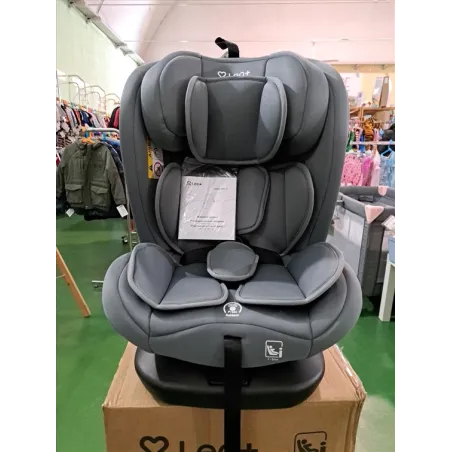 Seggiolino Auto Leo+ 40/150 Cm Grigio Girevole 360° Nuovo