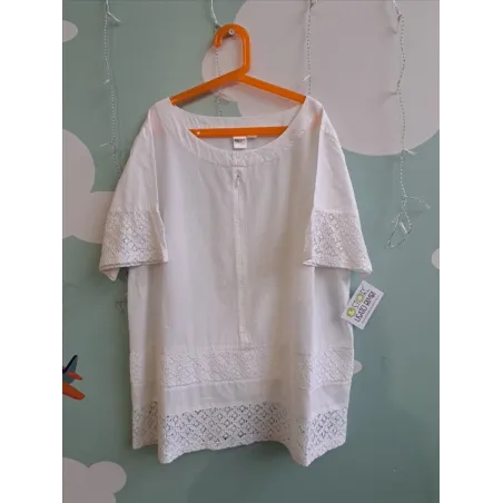 Camicia Premaman In Cotone Bianca Taglia L