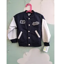 Felpa Blu Con Tasche 2/3 A