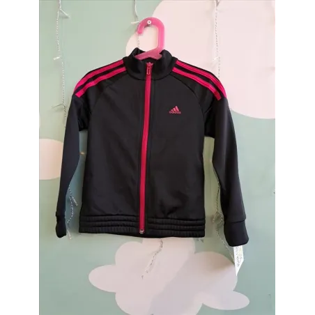 Felpa Adidas Nera e Fucsia Con Zip 4 A