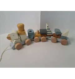 Trenino Impilabile In Legno Little Dutch