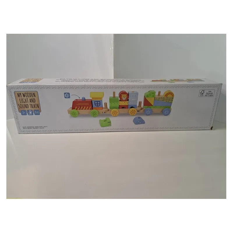 Trenino In Legno Ad Incastri