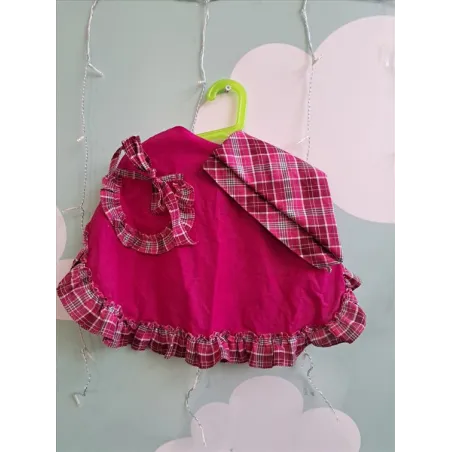 Accessori Carnevale Grembiule, Bandana e Fiocco Capelli Per Contadinella