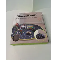 Tappeto Sacca Porta Giochi Blu Speed Line Nuovo