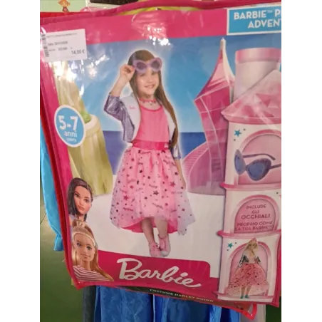 Vestito Carnevale Barbie 5/7 A