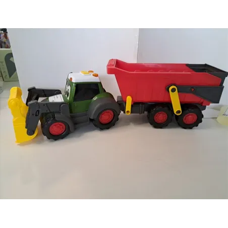 Trattore Verde e Rosso Con Suoni