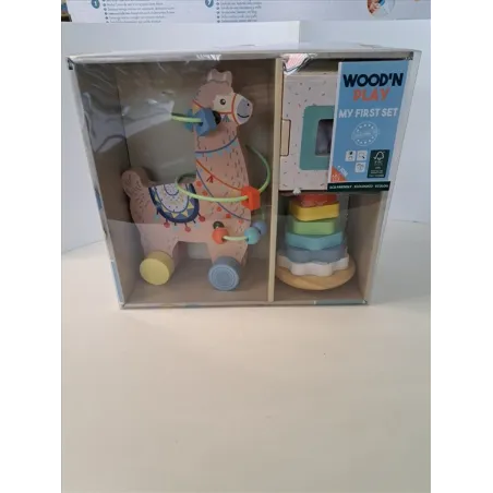 Gioco In Legno Wood'n Play Lama, Impilabile e Scatola