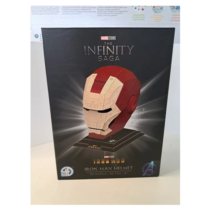 Puzzle 3D Marvel Studios The Infinity Saga Casco Di Iron Man Nuovo
