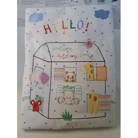 Set Lettino Copra, Sotto, Federa e Trapuntino Bellissimo