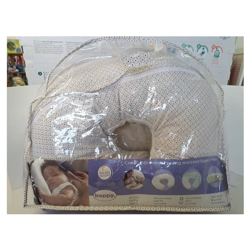 Cuscino Allattamento Boppy Chicco Binco e Grigio