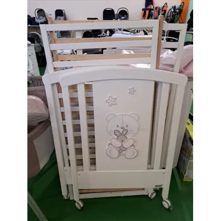 Lettino Erbesi Bianco Con Orsetto