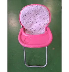 Seggiolone Pappa Per Bambole Rosa